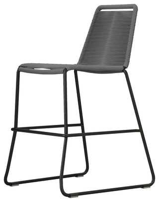 Barclay Counter Stool, Light Gray Cord