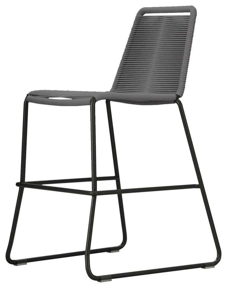 Barclay Counter Stool, Light Gray Cord