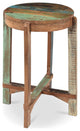 Bengal Reclaimed wood stool - Counter