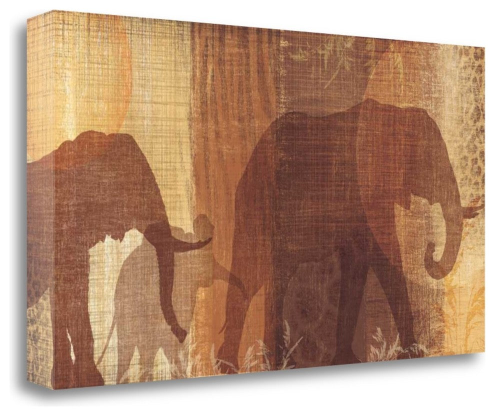 "Safari Silhouette IV" By Tandi Venter, Giclee Print on Gallery Wrap Canvas