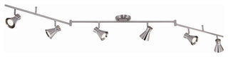 Alto 6-Light Directional Light, Brushed Nickel With Chrome