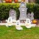 15"H Halloween Wooden Ghost Yard Stake, 3-Piece Set