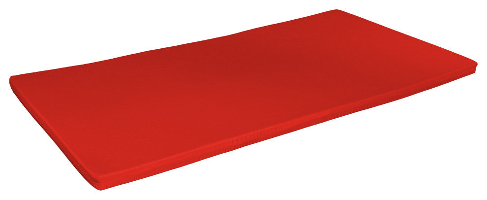 Swing Bed Cushion, Red, 6 Foot, 2" Thick
