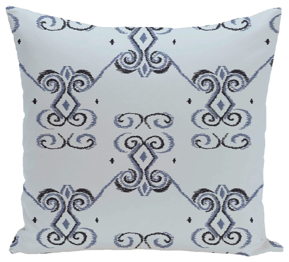 On The Line Geometric Print Pillow, Washed Out, 16"x16"