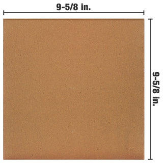 Klinker Natural Quarry Floor and Wall Tile, 9.63"x9.63"