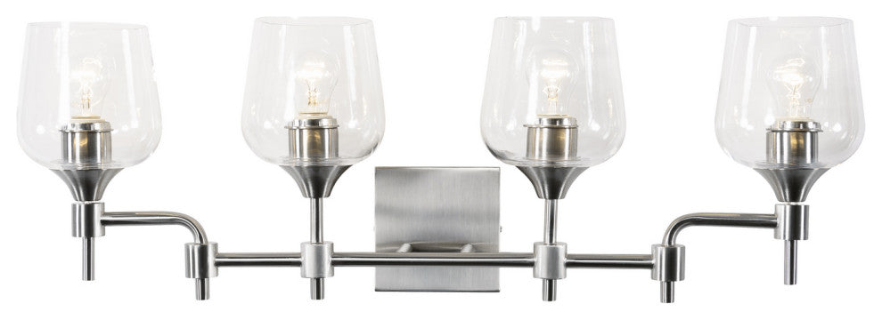 Varaluz-340B04SN-Four Light Bath Satin Nickel
