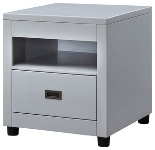 Eleanor End Table, Dove Gray