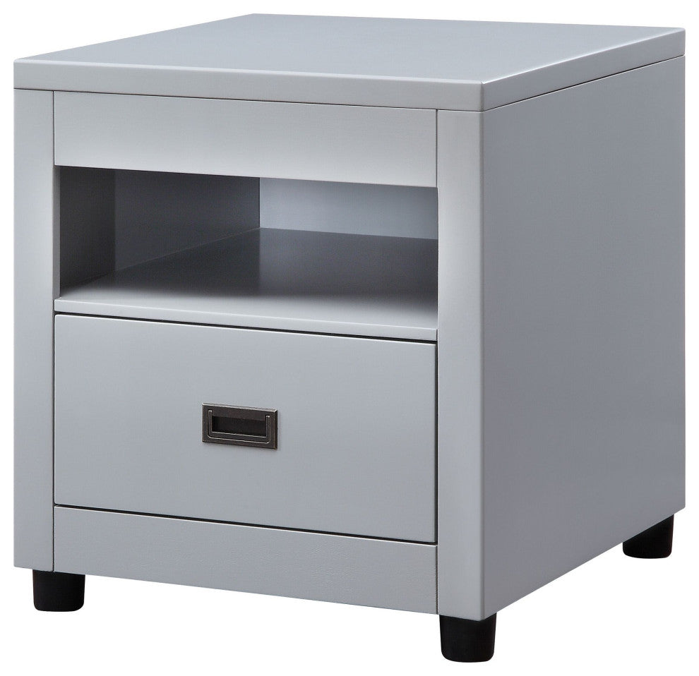 Eleanor End Table, Dove Gray