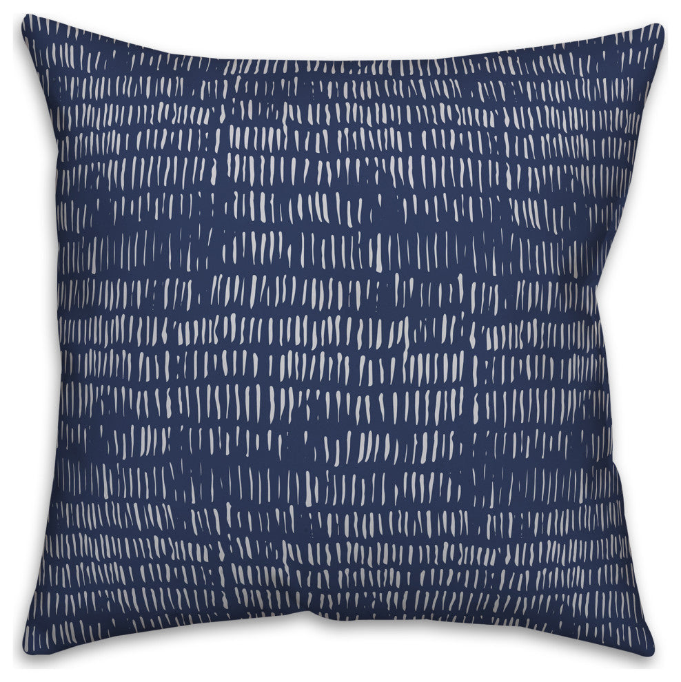 Indigo Thatch 16 x 16 Spun Poly Pillow
