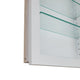 Durham Recessed White Niche 55.5"h x 15.5"w x 3.5"d