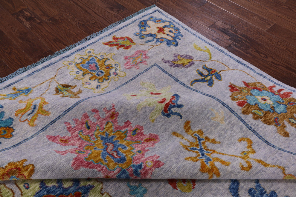 8' 9" X 12' 0" Turkish Oushak Handmade Wool Rug - Q14817
