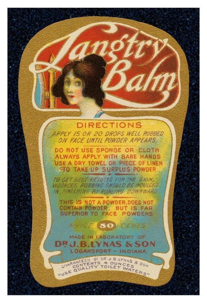 "Langtry Balm" Digital Paper Print by Retrolabel, 22"x32"