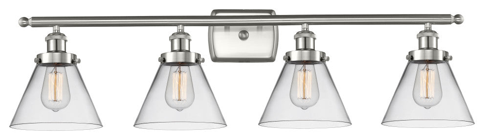 INNOVATIONS LIGHTING 916-4W-SN-G42 Large Cone 3 Light Bath Vanity Light