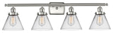 INNOVATIONS LIGHTING 916-4W-SN-G42 Large Cone 3 Light Bath Vanity Light