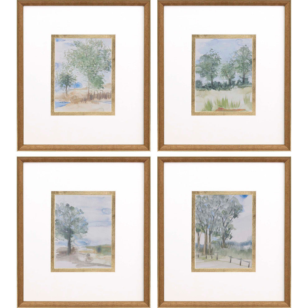 Along the Way II Art, 4-Piece Set