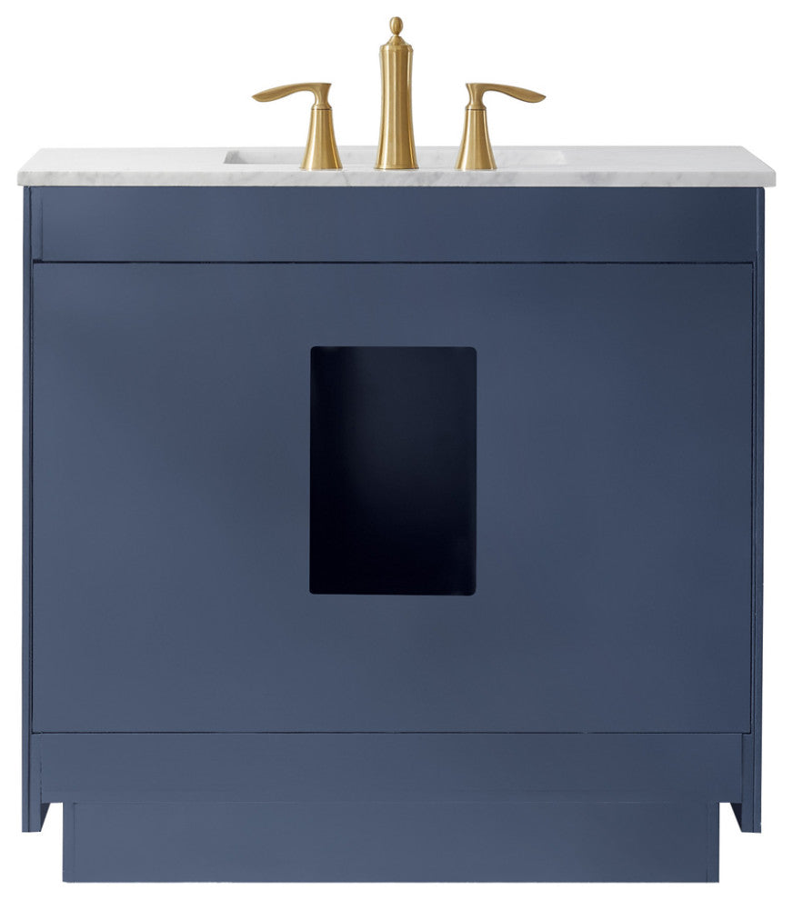 Ivy Bathroom Vanity Set, 36", With Mirror