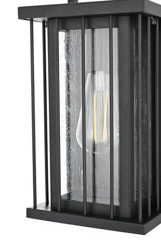 Home Living 6.5" Outdoor Wall Sconce, Black