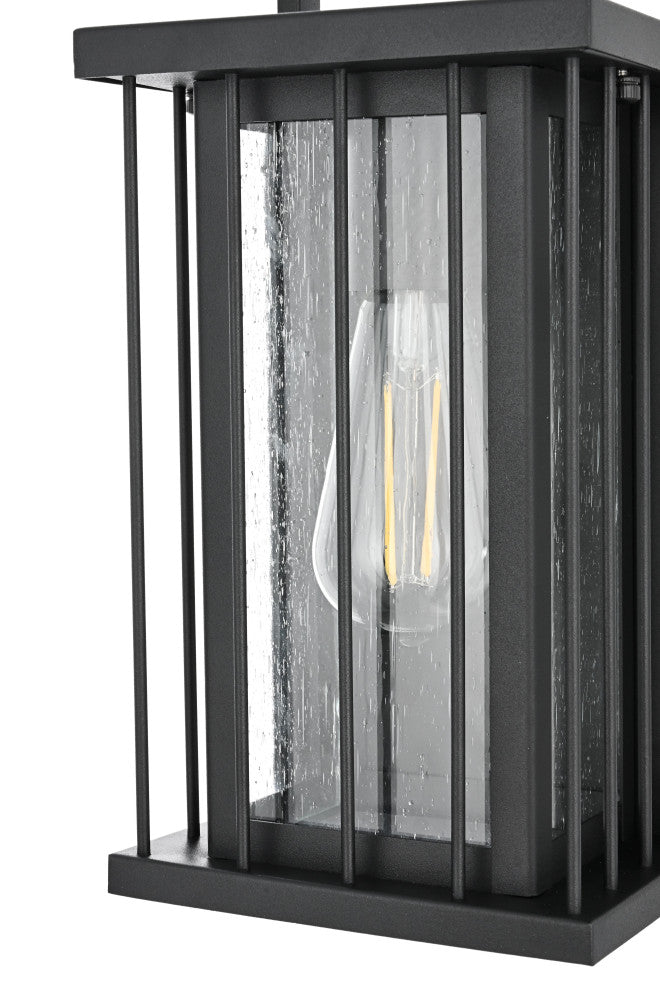 Home Living 6.5" Outdoor Wall Sconce, Black