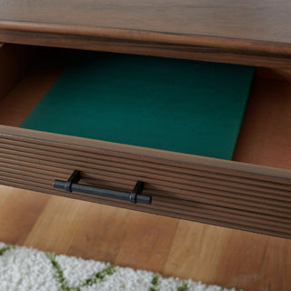 Safavieh Layce 2 Drawer Desk, Brown
