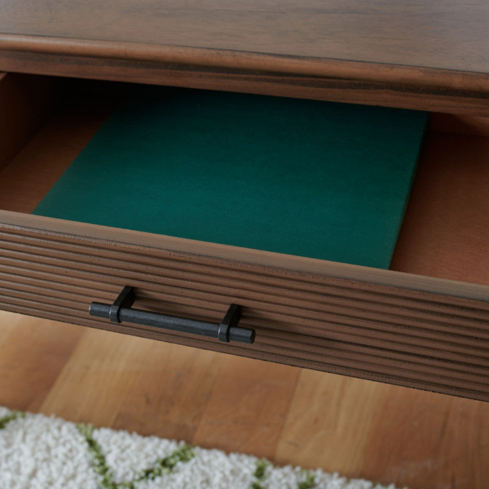 Safavieh Layce 2 Drawer Desk, Brown