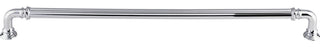 Top Knobs TK326 Reeded 12 Inch Center to Center Handle Cabinet - Polished