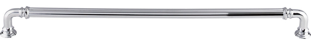 Top Knobs TK326 Reeded 12 Inch Center to Center Handle Cabinet - Polished