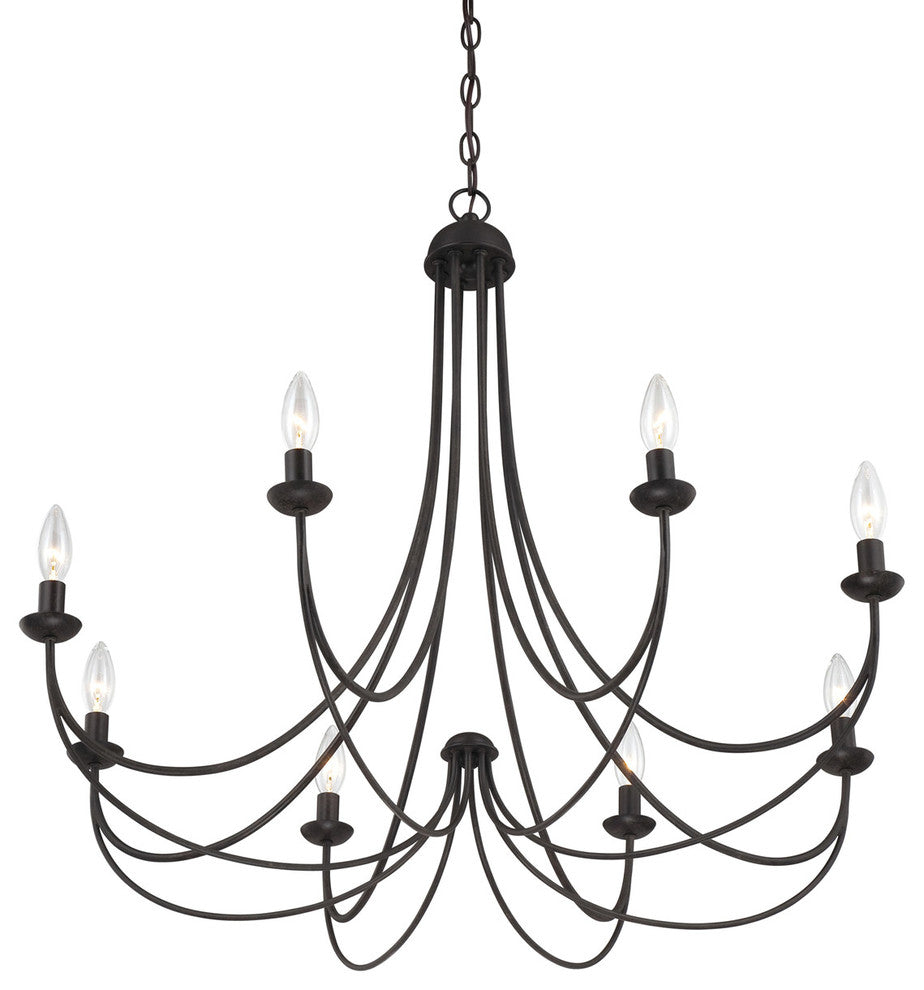 Quoizel Mirren Eight Light Chandelier MRN5008IB