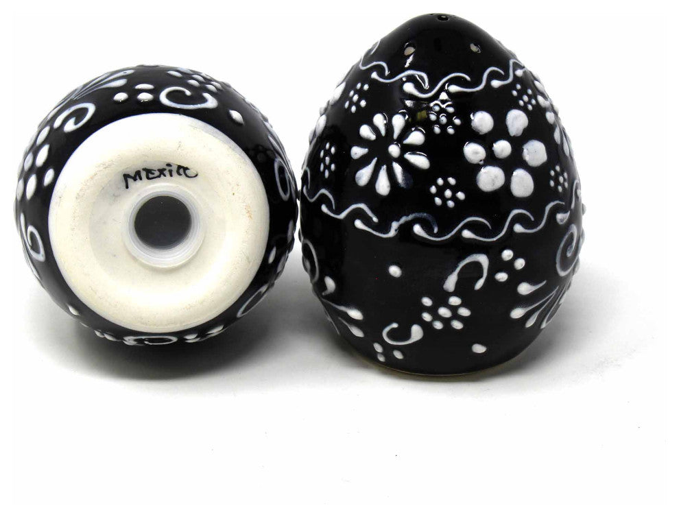 Encantada Handmade Salt & Pepper Shakers, Ink