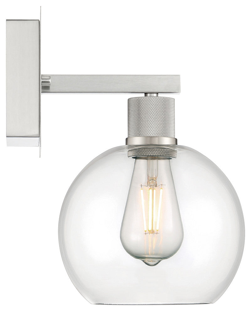 Access Lighting 63145LEDDLP/CLR Port Nine 13" Tall LED Wall - Brushed Steel