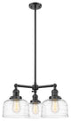INNOVATIONS 207-OB-G713 3-Light Chandelier Oil Rubbed Bronze