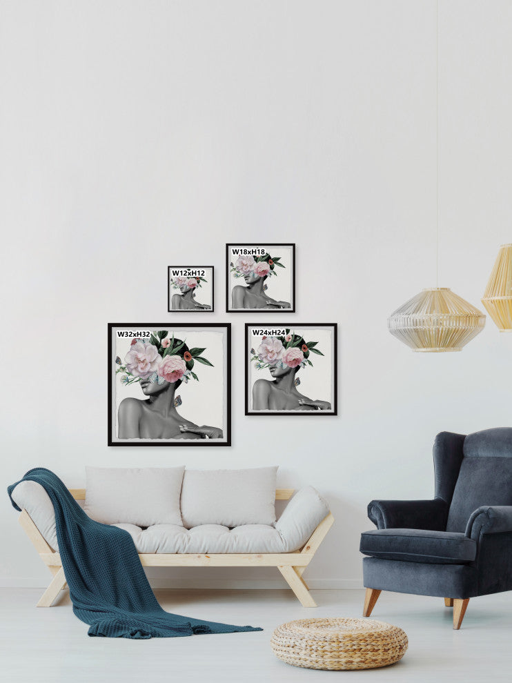 "Time to Be Happy" Framed Painting Print, 32x32