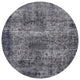 Ahgly Company Indoor Round Mid-Century Modern Area Rugs, 6' Round