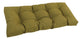 42"X19" Squared Solid Spun Polyester Tufted Loveseat Cushion, Avocado