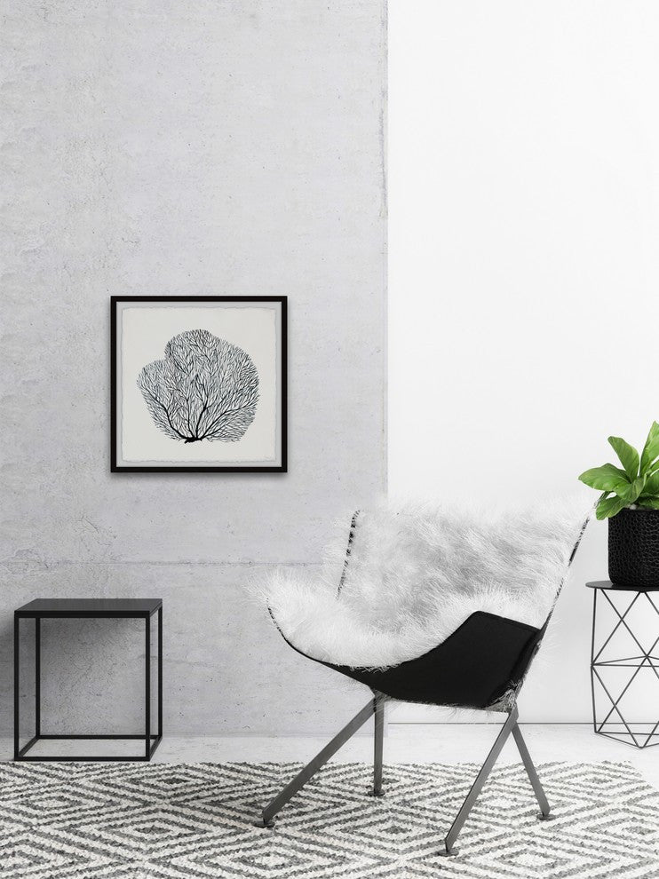 "Sea Fern" Framed Painting Print, 24"x24"