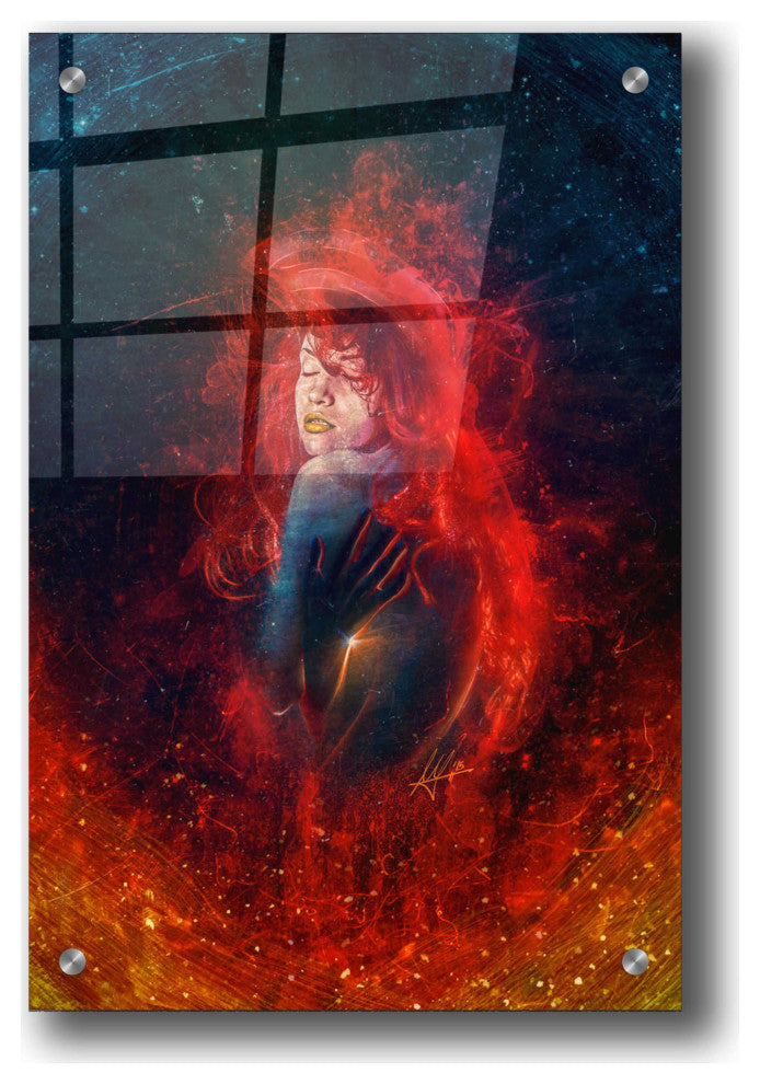 Epic Art 'Tremors' by Mario Sanchez Nevado, Acrylic Glass Wall Art, 24"x36"