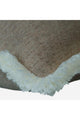 Camel Tone Wool Square Cushion, Andrew Martin York