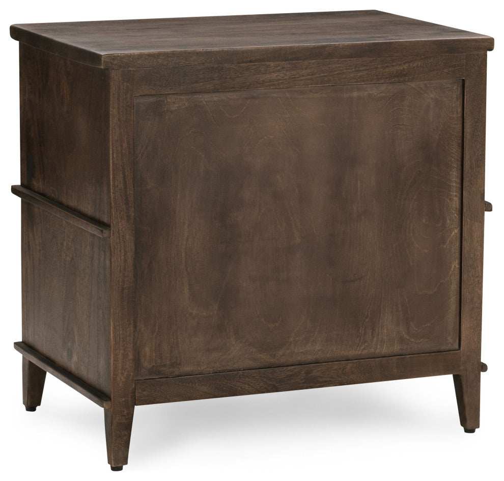 Westlake 2-Drawer Mango Wood Nightstand