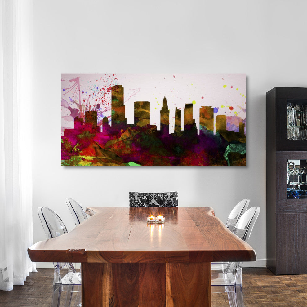"Miami City Skyline" Fine Art Print