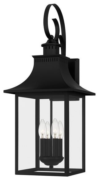 Quoizel CCR8412K 4-Light Outdoor Wall Lantern, Chancellor