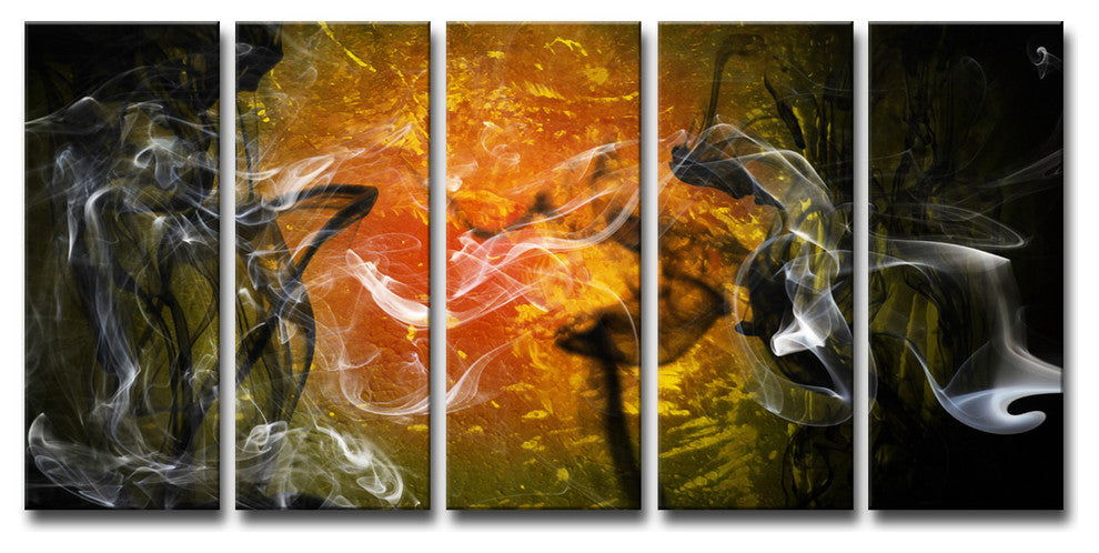 Ready2HangArt ''Glitzy Mist XXIII'' by Tristan Scott, 30"x60", 5 Piece Set