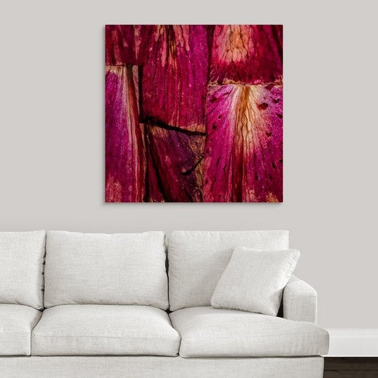 "Looking Through the Rubicon" Wrapped Canvas Art Print, 35"x35"x1.5"