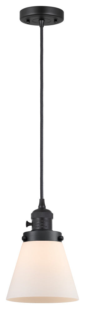 INNOVATIONS 201CSW-BK-G61-LED 1-Light Mini Pendant Matte Black