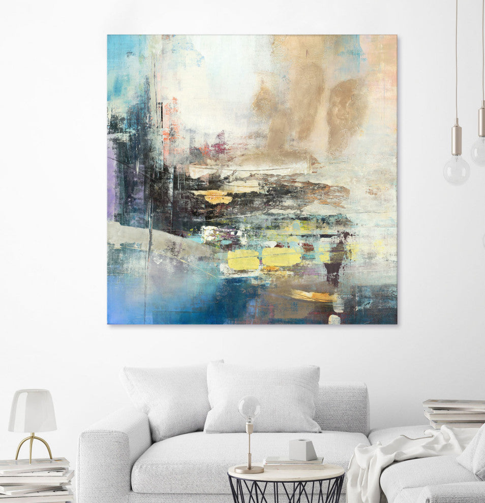 Awaken I - 54 x 54 by Nancy Ngo