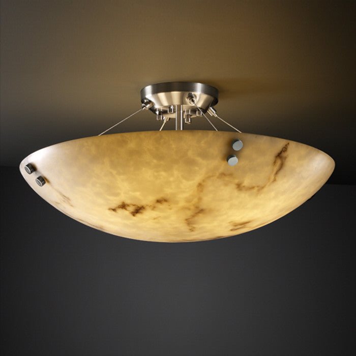 18-inch Semi-Flush Bowl - PAIR CYLINDRICAL FINIA