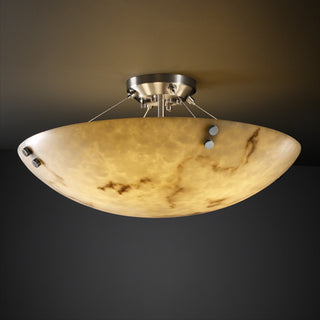18-inch Semi-Flush Bowl - PAIR CYLINDRICAL FINIA