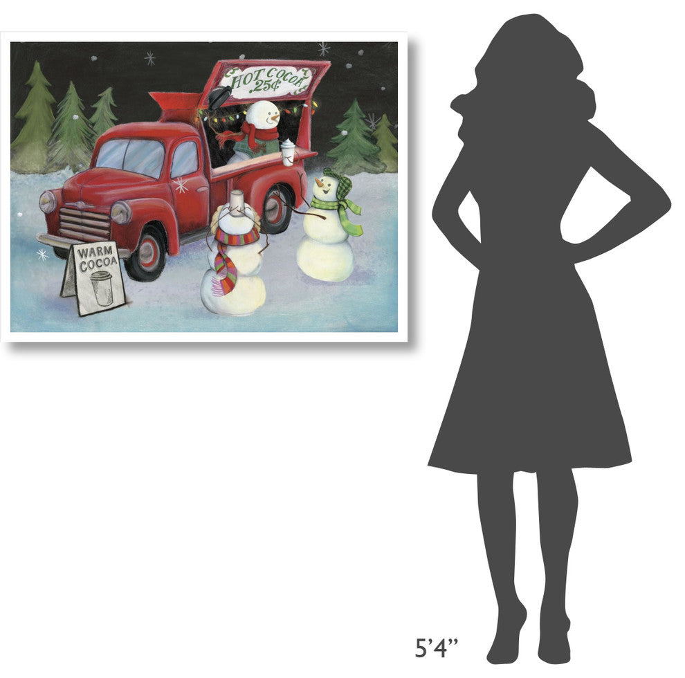 "Christmas on Wheels IV" Digital Paper Print by Mary Urban, 42"x32"
