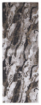 Weave & Wander Kayden Rug, Charcoal Gray/Beige, 2'-10" X 7'-10"
