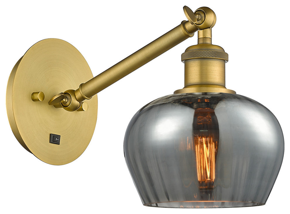 Innovations 317-1W-BB-G93-LED 1-Light Sconce, Brushed Brass