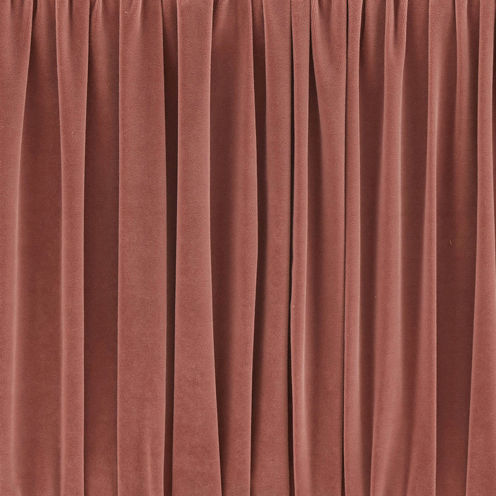 TOV Furniture Morgan Mauve Pleated Ottoman