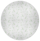 Muted Bongo Rug, Light Green, 5' Round